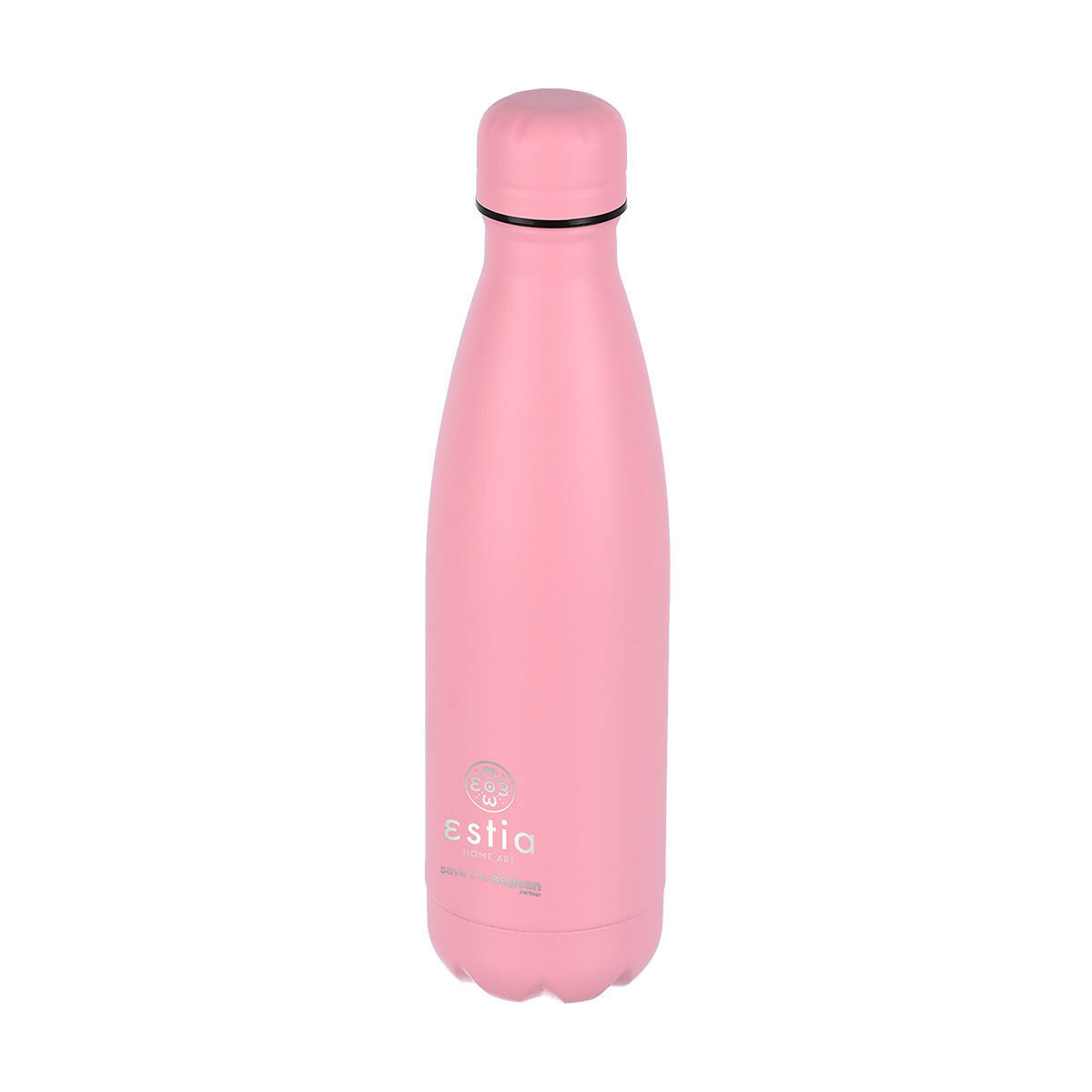 Estia Home Art Θερμός Flask Lite Save The Aegean 500ml Blossom Rose