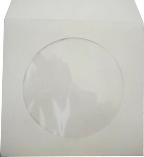 Φάκελος CD Λευκό 15,5x12,5 Αυτοκόλλητο (25άδα)