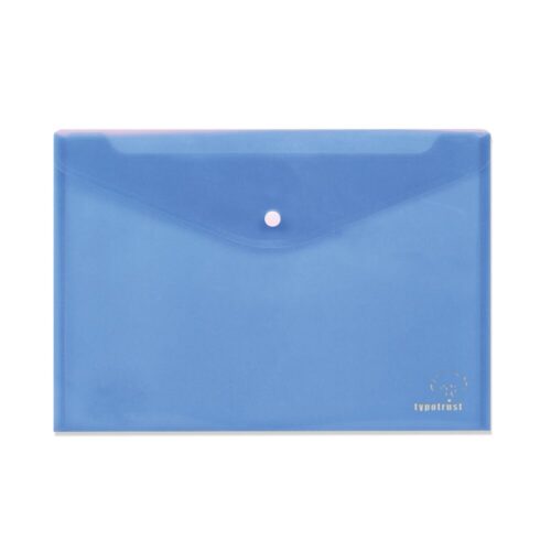 Φάκελος Κουμπί Α4 Blue Typotrast