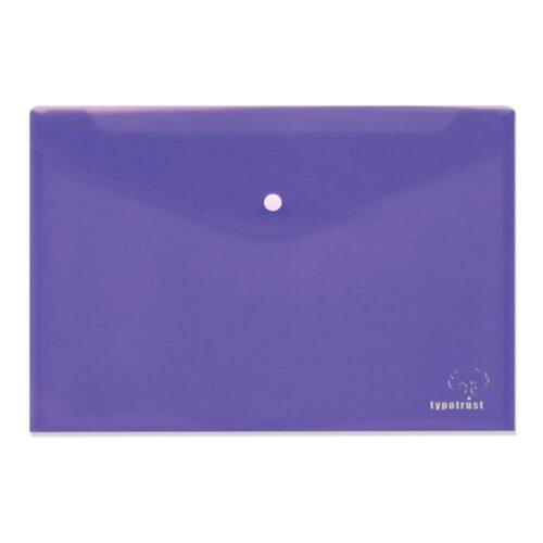 Φάκελος Κουμπί Α4 Purple Typotrast