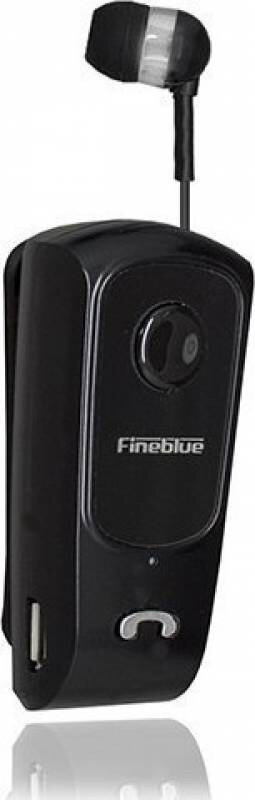 Fineblue Bluetooth In-ear Handsfree Ακουστικό Πέτου Μαύρο
