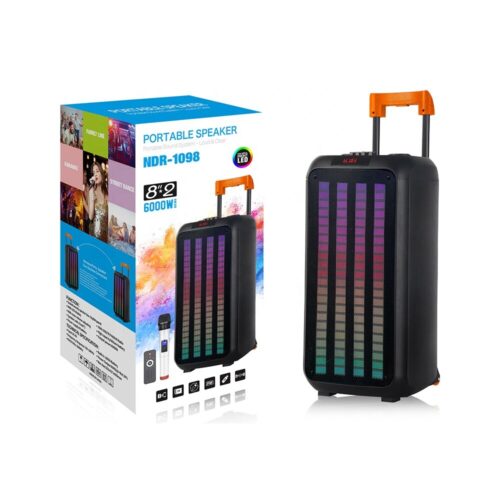 Φορητό Ασύρματο Bluetooth Ηχείο 8''*2 6000W