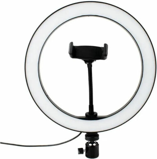 Φωτιστικό Δακτυλίδι LED Ring Lamp Light USB Tripod 2.1m 26cm