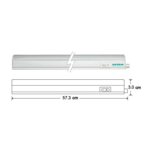 Φωτιστικό Led T5 8W 4000K 680LM Geyer