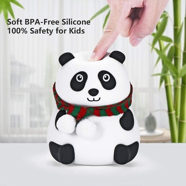 Φωτιστικό Σιλικόνης Πάντα Cute Panda Night Light