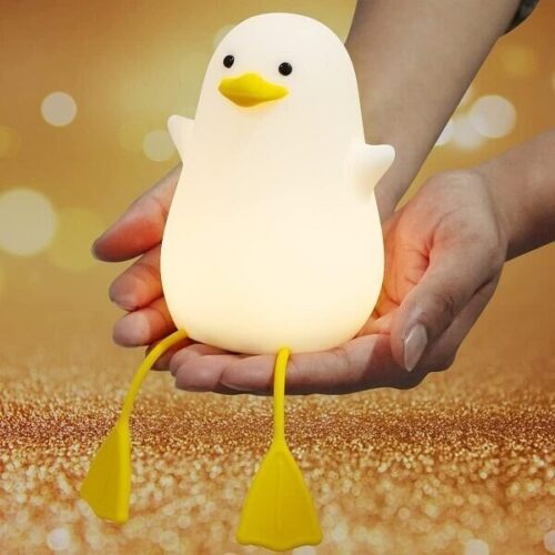 Φωτιστικό Σιλικόνης Παπάκι - Cute Duck Night Light