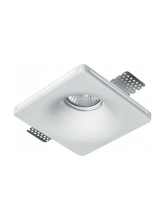 Φωτιστικο Σποτ Χωνευτο Τετραγωνο 120x120x55 Mm