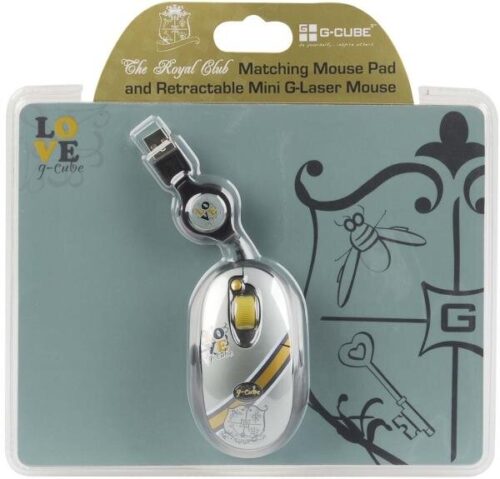 G-Cube A4-Glmr-2020rr The Royal Club Royal Romantic Bundle Wired Mouse & Mousepad