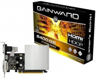 Gainward 8400GS VGA PCIE 0512MB DD2 VGA DVI HDMI