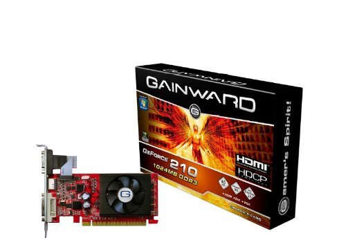GAINWARD GF210 1024MB DDR3 (1923) PCI-E 16X VGA-DVI-HDMI DS-SI