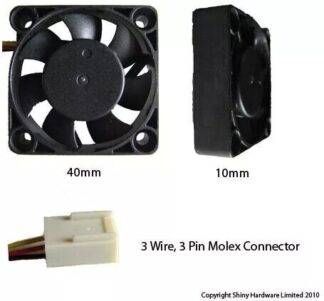 Gembird 40x40mm Sleeve Bearing Cooling Fan 12V