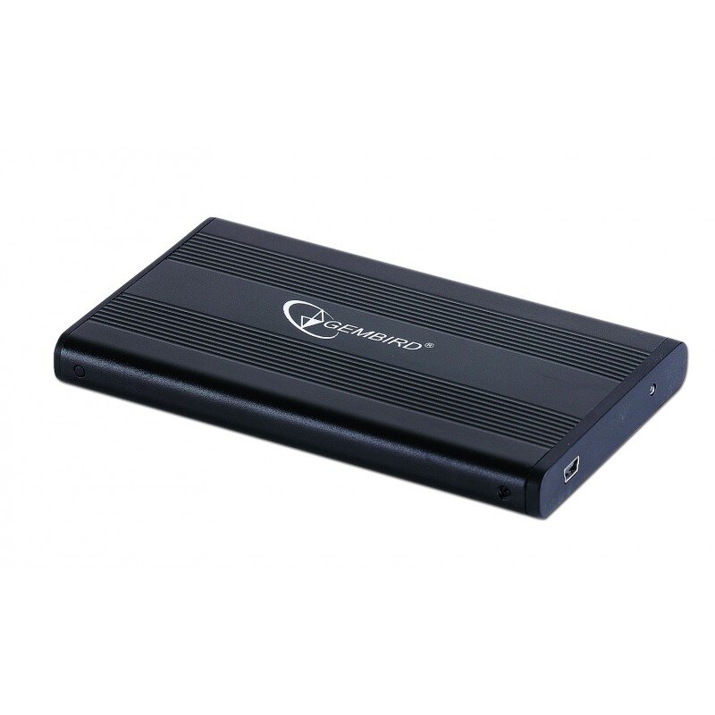 Gembird External USB 2.0 enclosure for 2.5'' SATA HDDs mini-USB 5pin connector