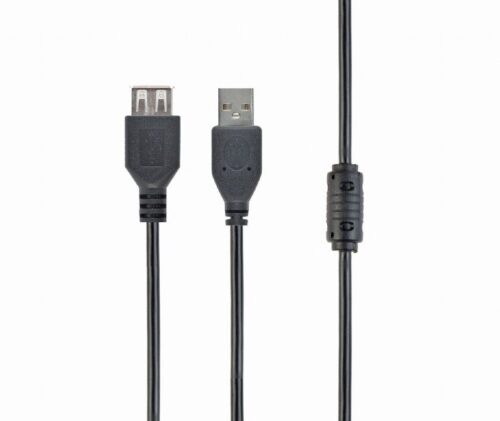 Gembird Καλώδιο Usb 2.0 A/a M/f 1,8m W. Black