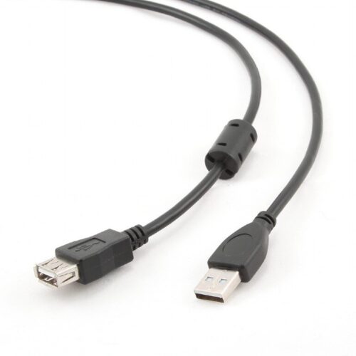Gembird Καλώδιο Usb 2.0 A/a M/f 1,8m W. Black