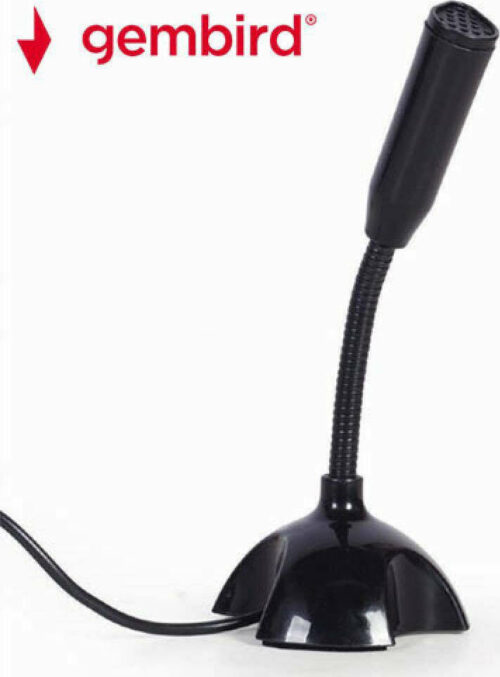 Gembird Μικρόφωνο Υπολογιστή με Σύνδεση USB Μαύρο