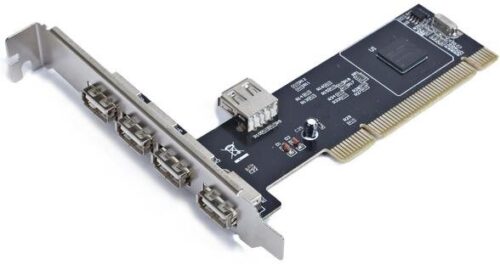 Gembird USB 2.0 PCI Κάρτα 4+1 Port