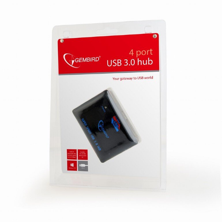 Gembird USB Hub 4 Θυρών USB 3.0 Μοντέλο UHB-C344
