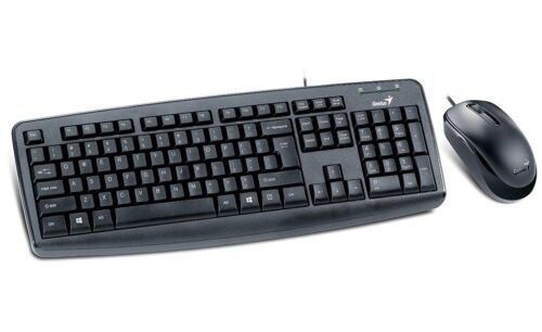 Genius Combo Usb Set Keyboard & Optical Mouse Black