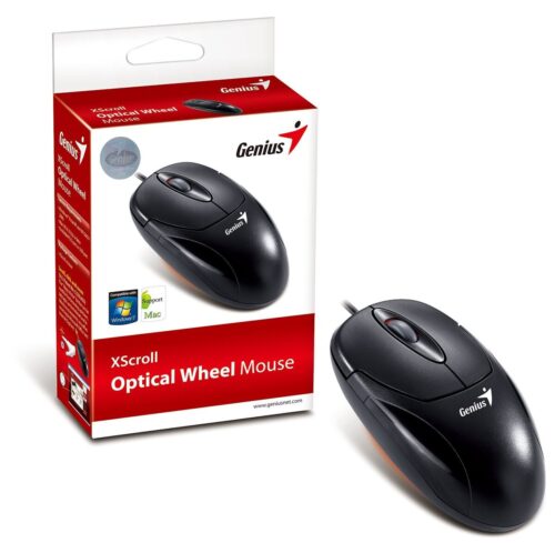 Genius Desktop Mouse USB 1200dpi 3But Optical Black