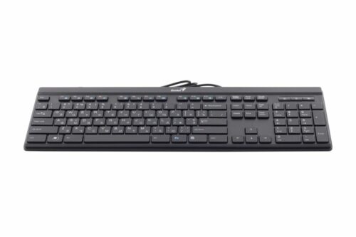 Genius K/B USB Slim Silent Multimedia Apple Style Black