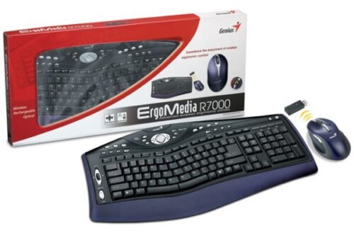 Genius Optical Wireless Blue/Black ErgoMedia R710