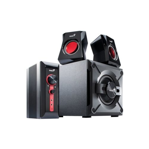 Genius Speakers 2Way 2.1 70W Black Wooden Subwoofer