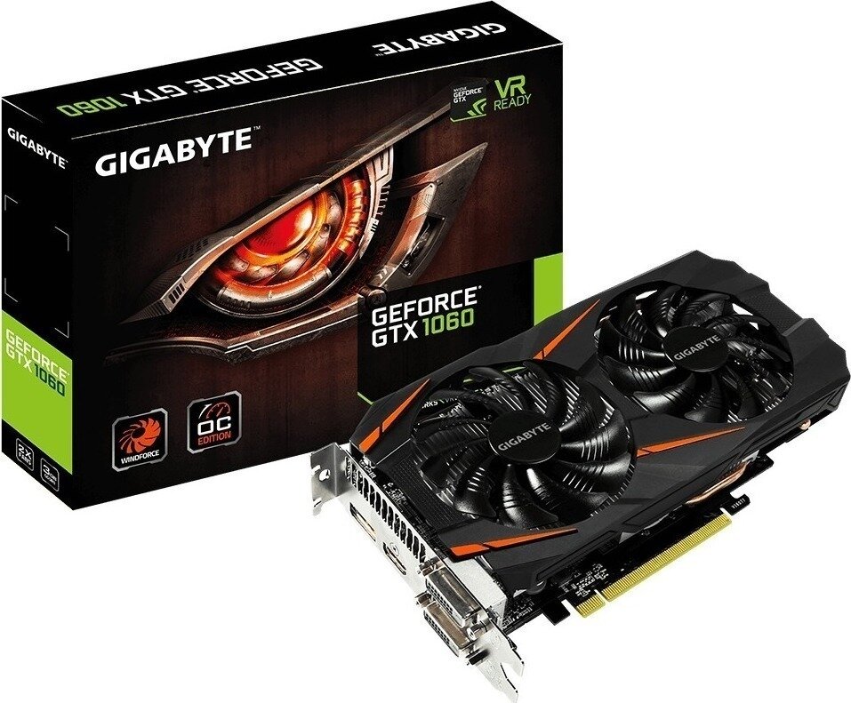 Gigabyte Geforce Gtx1060 3Gb Gddr5 Pciex16X Dvi 3*Dp Hdmi