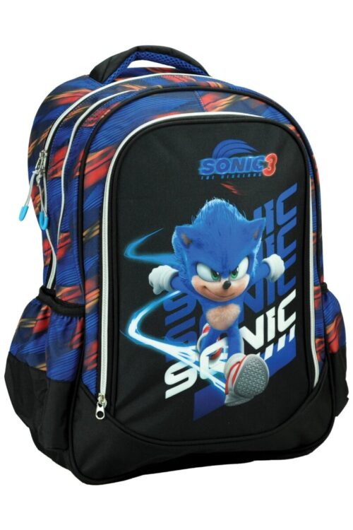 Gim Τσάντα Πλάτης Δημοτικού Οβάλ. Sonic 3 The Hedgehog