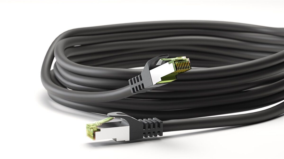 Goobay Καλώδιο Δικτύου 61099 Cat 8.1 S/FTP Copper Lszh 15M Μαύρο