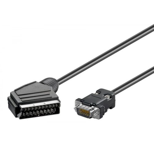 Goobay Scart Αρσενικό Σε Vga 15/2m