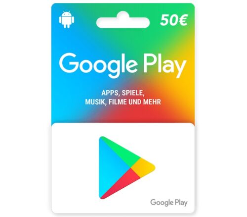 Google Play Gift Card 50 Euro