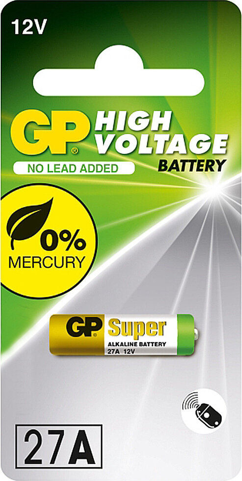 GP Batteries High Voltage 12V Αλκαλική Μπαταρία A27