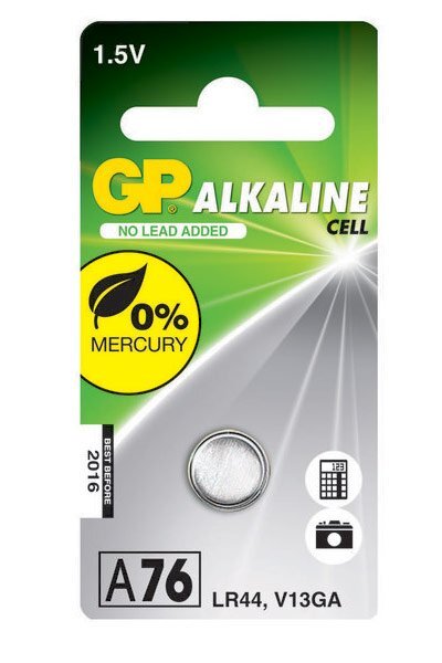 GP Μπαταρίες Αλκαλικές 1,5V LR44, V13GA