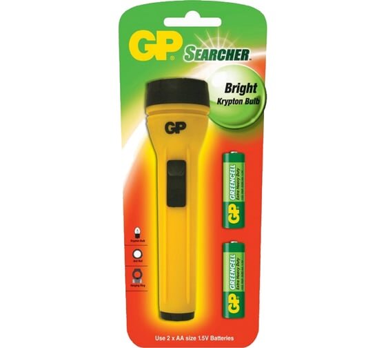 GP Searcher Σετ Φακός + 2 Μπαταρίες Aa L031