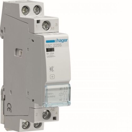 Hager Ρελέ 230vac dc 20a 2no Αθόρυβο