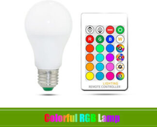 Haitronic E27 10W RGB Dimmable + Τηλεχειριστήριο