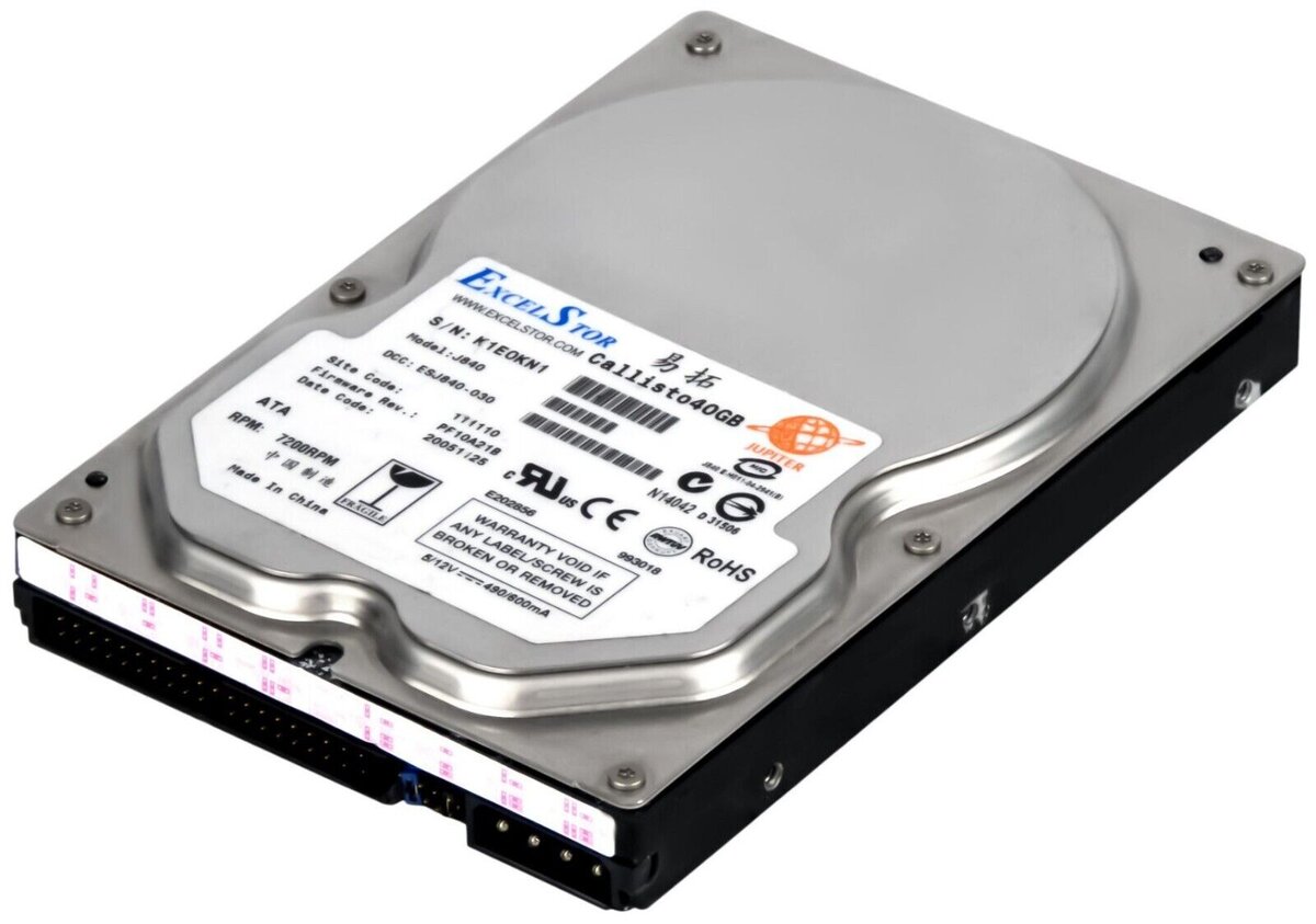 Hard Drive Excelstor Callisto J840 40GB 7200RPM 2MB ATA / PATA / IDE 3.5"