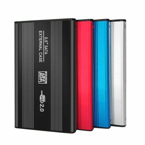 Hdd 2.5'' Θήκη Alum. External Case Usb Black / Silver / Red