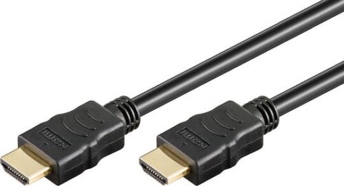 Hdmi To Hdmi Cable Version 1.4 Ενισχυμενο 5,0m Black Με Φερτιτη