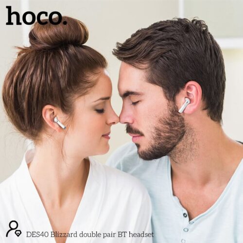 Hoco Blizzard Bouble Pair Bluetooth Headset DES40