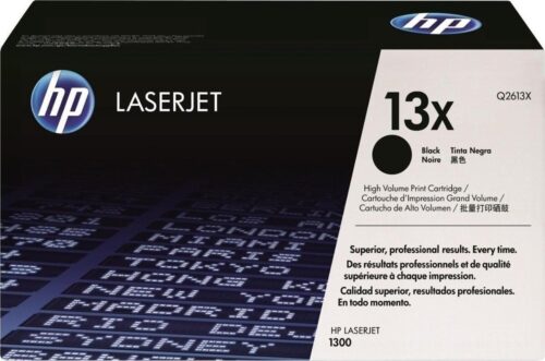 HP 13X Black Toner Cartridge 4K Pages Q2613X LaserJet 1300