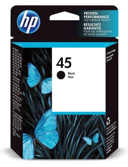 HP DeskJet 850 Black Ink Cartridge No45 51645A