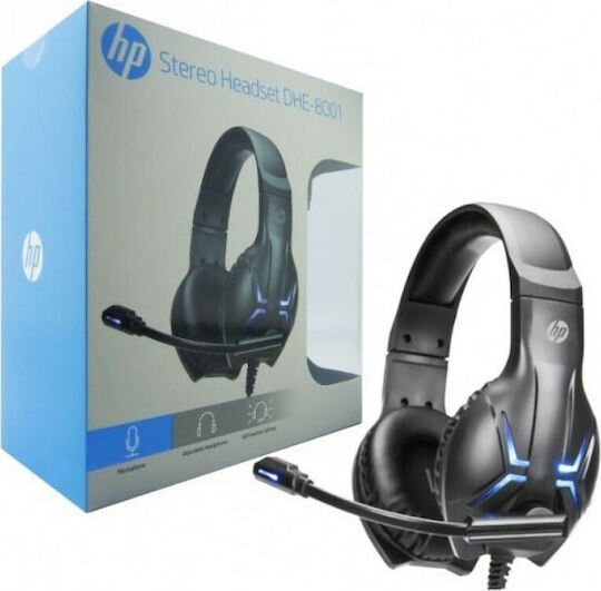 HP DHE-8001 Over Ear Multimedia Headphone with Microphone 3.5mm Jack