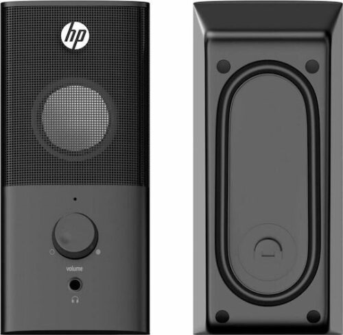HP DHS-2101 Ηχεία Υπολογιστή 2.0 με Ισχύ 12W σε Μαύρο Χρώμα