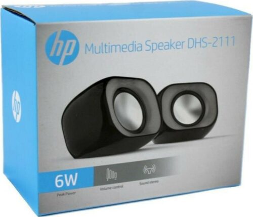 HP DHS-2111 2.0 Speakers 6W Black
