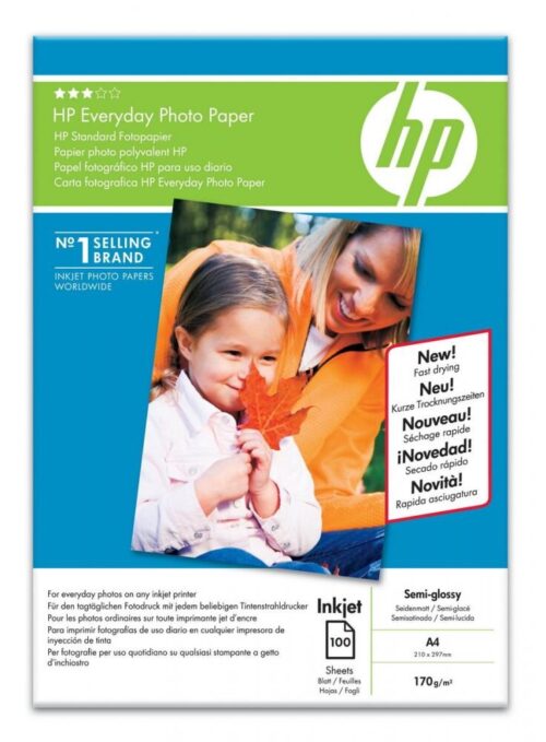 HP Everyday Photo Paper Semi Gloss A4