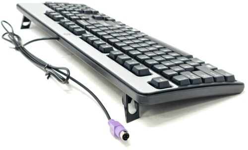 HP Keyboard Black Silver PS/2