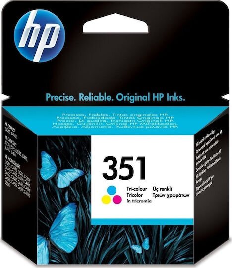 HP Μελάνι No 351 Tri-Colour CB337EE for D4260/J5780/C4260
