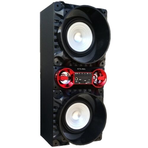 Ηχείο Stereo Wireless Speaker Black Karaoke Function FM/Radio SD Card & USB Flash