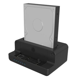 ICY BOX IB-2914MSCL-C31 Docking Station για σκληρούς δίσκους SATA HDD/SSD 25" & 3,5" και M2